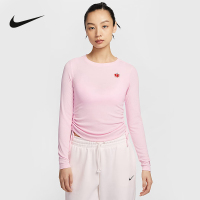 Nike耐克25年新款女装运动休闲舒适百搭半拉链套头卫衣HV8728-663