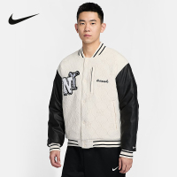 nike耐克外套男2025春季运动嘻哈单排扣骑行棒球服夹克HJ3870-110
