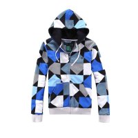 DUNKELVOLK 潮牌男装 秋款抓绒加厚男式卫衣 个性拼色羊羔绒外套