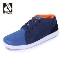 DUNKELVOLK潮牌板鞋 个性撞色拼色潮男滑板鞋 反绒皮休闲运动鞋