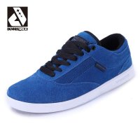 DUNKELVOLK潮牌板鞋 纯色运动滑板鞋 潮男时尚反绒皮运动休闲鞋