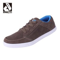 DUNKELVOLK潮牌男装 潮男流行纯色板鞋 反绒皮休闲运动滑板鞋