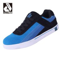 DUNKELVOLK潮牌男装 潮男个性拼色滑板鞋 反绒皮潮鞋板鞋运动低帮鞋男