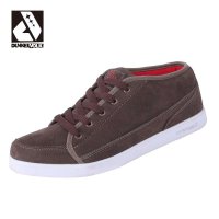 DUNKELVOLK潮男流行简约款滑板鞋 个性时尚纯色反绒皮板鞋包邮