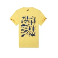 DK 潮流个性手绘涂鸦款 男式短袖T恤 男式纯棉圆领T恤 包邮