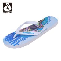 DK原创设计个性涂鸦拖鞋男 男士夹拖 个性男凉鞋人字拖 男潮包邮