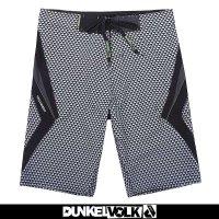 DUNKELVOLK潮牌男装 蓝色夏季速干沙滩裤男式休闲中短裤 男式速干弹力冲浪裤