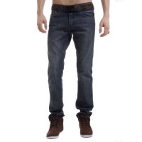 达克沃 潮流青春简约牛仔裤男 经典小脚裤男 男士修身牛仔裤包邮