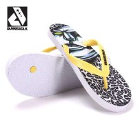 DUNKELVOLK潮牌男鞋 不对称潮流人字拖 原创涂鸦个性logo款沙滩拖夹趾凉拖鞋