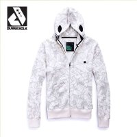 DUNKELVOLK 潮流青春男卫衣 个性时尚涂鸦图案加绒保暖连帽包邮