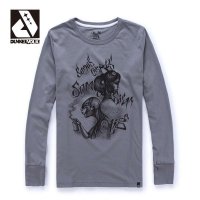 DUNKELVOLK/达克沃 潮牌秋季流行男装圆领长袖男士t恤打底衣衫