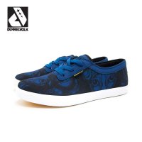DUNKELVOLK/达克沃 潮牌运动休闲滑板鞋涂鸦帆布耐磨透气男士板鞋