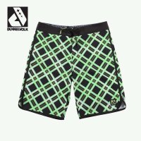 DUNKELVOLK/达克沃 潮牌斜格纹多色弹力速干沙滩裤男士宽松冲浪裤