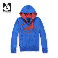 DUNKELVOLK潮牌男装 2015新款秋冬款简约运动卫衣 纯棉休闲连帽进口卫衣外套
