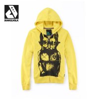 DUNKELVOLK潮牌男装 2015年新款潮男秋冬涂鸦进口卫衣 纯棉休闲款连帽卫衣外套