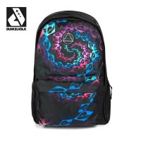 DUNKELVOLK/达克沃 潮男个性炫彩双肩休闲背包 户外旅行男背包