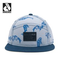 DUNKELVOLK/达克沃 潮牌新品秋季棒球帽平沿帽街头嘻哈街舞板帽