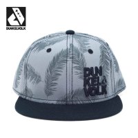 DUNKELVOLK/达克沃 潮牌秋冬棒球帽男羽毛图案街头平沿休闲板帽