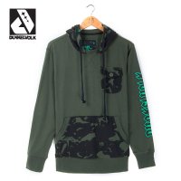 DUNKELVOLK/达克·沃潮牌男装 潮男秋季新款运动套头男卫衣 连帽男卫衣