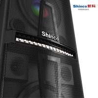 新科V810大功率双12寸户外广场舞音响拉杆充电便携式演出会议音箱