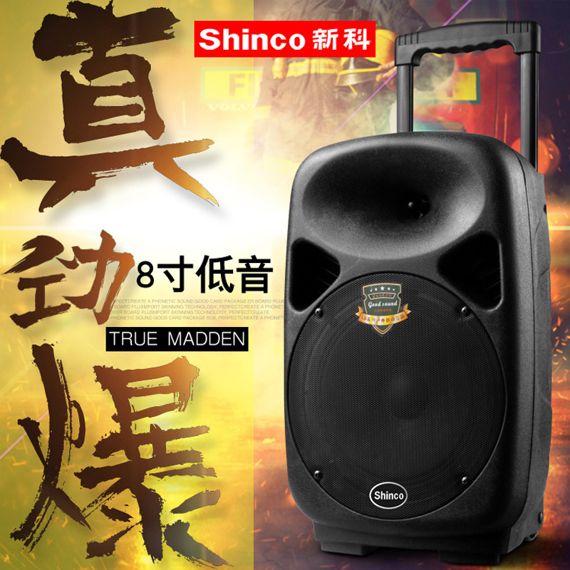 shinco/新科 v805戶外音響廣場舞音響8寸低音戶外音箱【價格 圖片