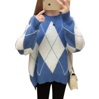 孕妇秋装针织毛衣春秋2018新款宽松秋季潮妈长袖大码胖妹妹毛衣