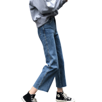 孕妇裤牛仔裤打底裤子秋冬外穿韩国宽松孕妇阔腿喇叭九分裤春秋装