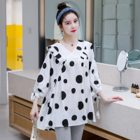 2019新款韩版孕妇上衣孕妇装春装衬衫打底衫长袖上衣孕妇春款