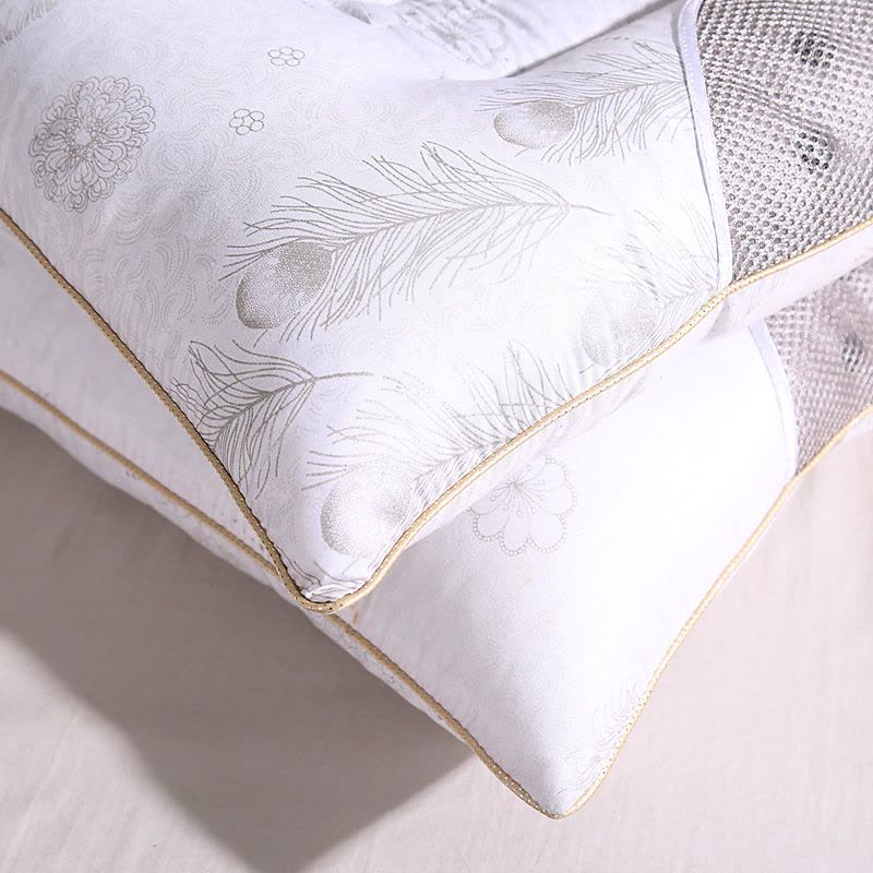 唛乐斯MALLAS枕芯 决明子枕头 护颈枕 学生枕芯 白色对枕 两只装图片