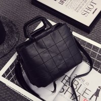 尚魅2015新款女包车缝线包包斜挎单肩手提包