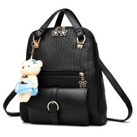 尚魅双肩包女包韩版时尚2016新款夏潮女士包包背包学院风包