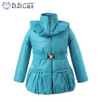叮当猫童装 女童韩版冬装加厚棉衣中大童儿童厚棉袄保暖棉服外套