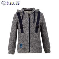 叮当猫童装 2016男童新潮流春装中大童儿童长袖外套针织衫潮