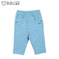 叮当猫童装 女童新时尚夏装淑女针织中裤中大童儿童时尚五分裤子 AES5515