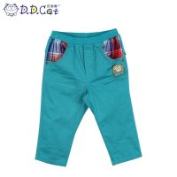 叮当猫童装 男童2016时尚夏装中小童儿童韩版松紧腰纯棉七分裤子 AES5...