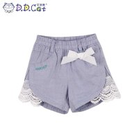 叮当猫童装 女童韩版夏装纯棉针织短裤中大童儿童女孩时尚短裤潮 AES5211