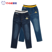 叮当猫童装男童时尚秋装水洗牛仔单裤中大童儿童休闲牛仔裤