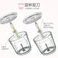 小熊（Bear）QSJ-B02X5绞肉机家用切碎婴儿辅食多功能小型迷你搅拌