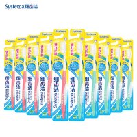 LION狮王细齿洁牙刷10支弹力护龈牙刷 软毛 细毛