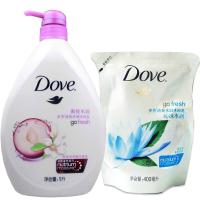 多芬沐浴露衡悦水润清爽深层莹润沐浴乳1000ml+400ml