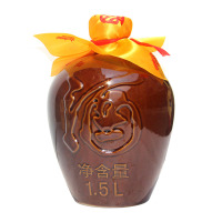 粮食白酒 思德宜原浆筐酒1.5L浓香型头曲白酒坛装带篮子