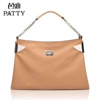 芭迪包包 时尚大牌女包 纯色 单肩手提包潮流 2014新款