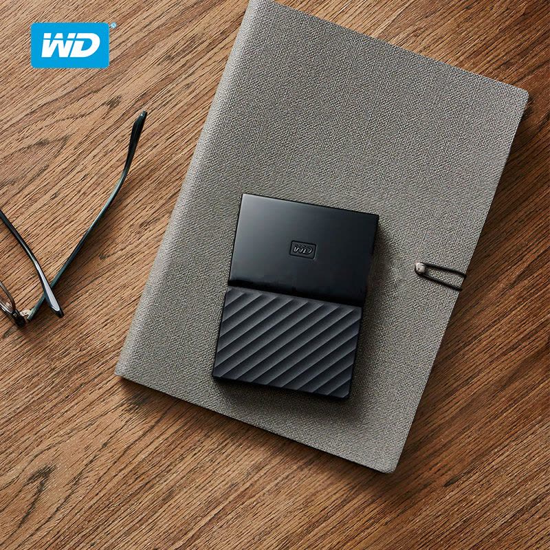 西部数据(WD)New My Passport 1TB 2.5英寸 黑色 移动硬盘WDBYNN0010BBK-CESN图片