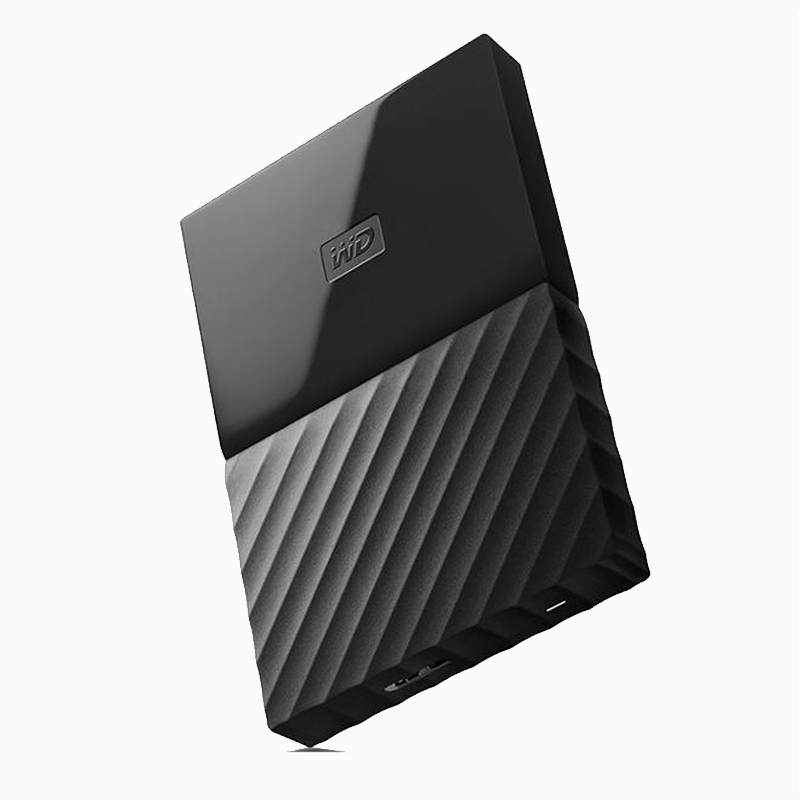 西部数据(WD)New My Passport 1TB 2.5英寸 黑色 移动硬盘WDBYNN0010BBK-CESN