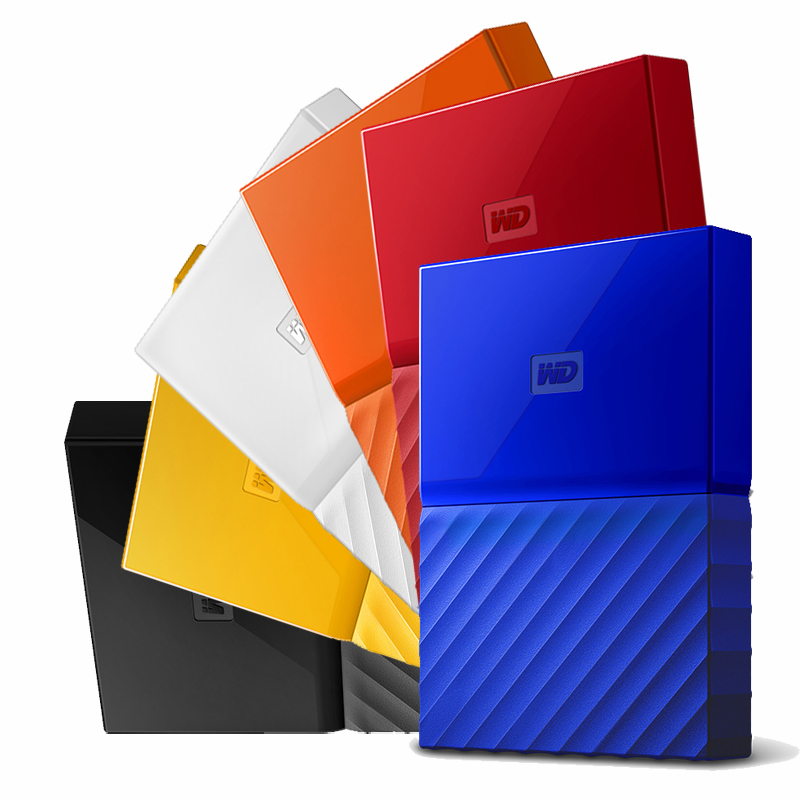 西部数据（WD）New My Passport 2TB 2.5英寸 蓝色 移动硬盘 WDBYFT0020BBL-CESN