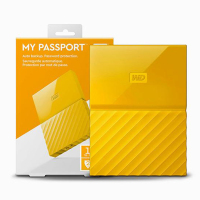 西部数据（WD）New My Passport 2TB 2.5英寸清新黄 移动硬盘 WDBYFT0020BYL-CESN