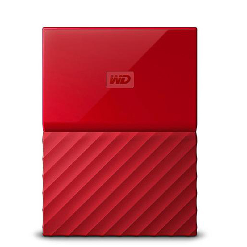 西部数据（WD）New My Passport 2TB 2.5英寸中国红 移动硬盘 WDBYNN0020BRD-CESN