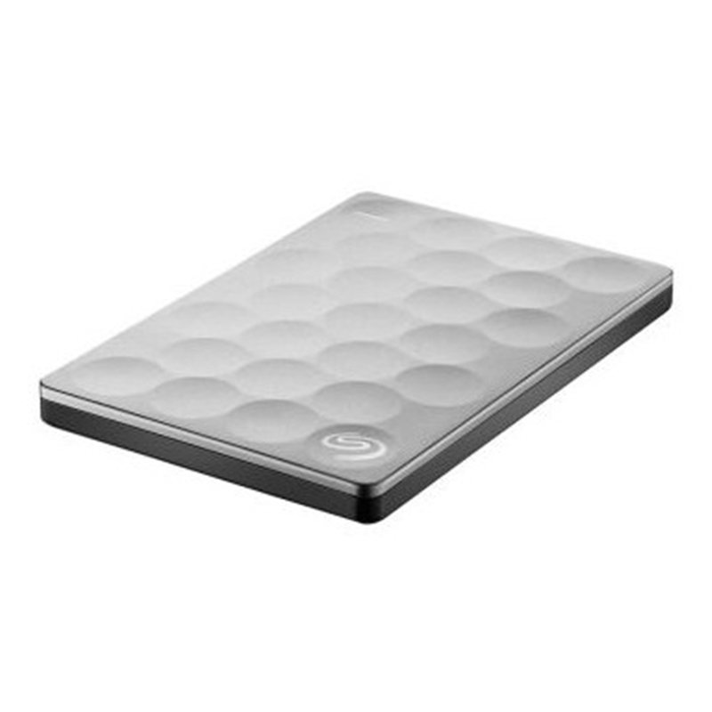 希捷Seagate睿致2TB 原厂数据恢复服务 超薄9.6mm USB3.0 2.5英寸 移动硬盘 皓月银