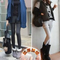 女装打底裤秋冬款外穿女长裤裙假两件加绒加厚修身显瘦紧身小脚裤