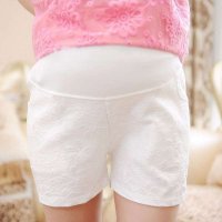 孕妇装夏 2014新款时尚百搭蕾丝孕妇托腹裤 孕妇短裤 可调节